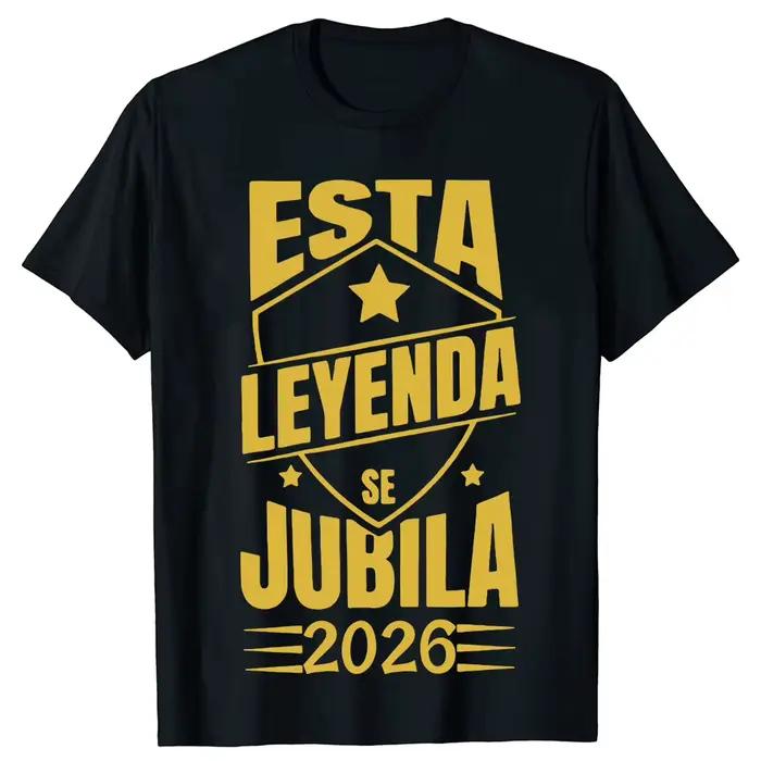 T-shirt Rétro « The Man Be Retired 2026 » – Cadeau pour Papa à la retraite – Vêtements pour Hommes 100% Coton Doux – T-shirts Décontractés Unisexe – Taille EU