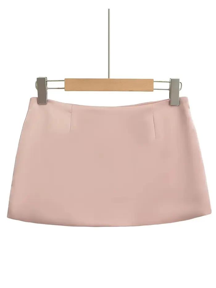 Mini jupe crayon en satin Yamycka pour femmes, vêtements d'été sexy, vintage, noir, blanc, rose, mode, jupes courtes, mignon, micro pour plage et soirées