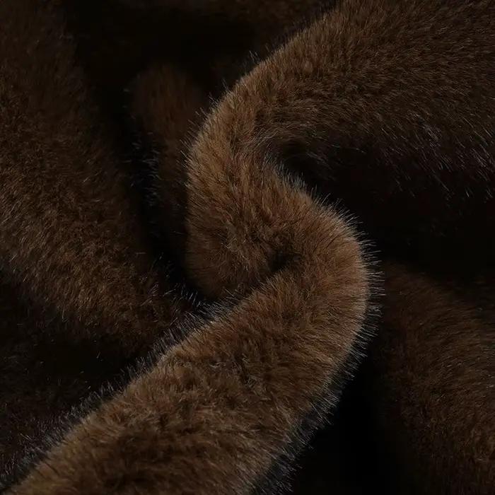 Jupe en fausse fourrure plissée chic pour femmes, mini jupe sexy et confortable pour soirées et carnavals automne-hiver 2025