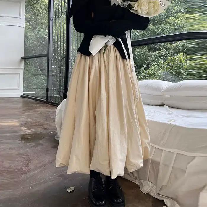 Jupe bouffante, nouvelle jupe parapluie printemps 2025 pour femme