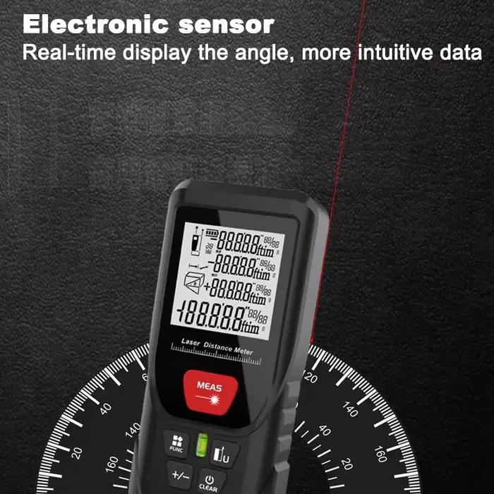 Télémètre Laser 50M/100M/120M/150M/200M, ruban à mesurer numérique, télémètre de précision avec Distance/area/volume