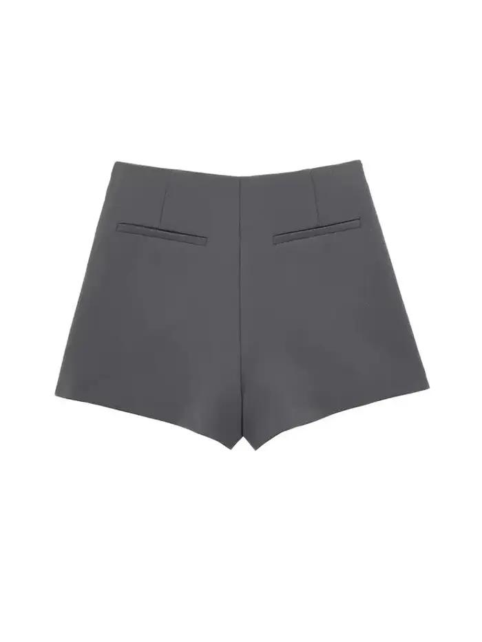 Jupes courtes asymétriques avec languette pour femmes