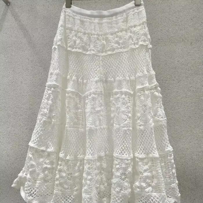 Soldes de printemps : Nouvelle jupe midi trapèze amincissante pour femme