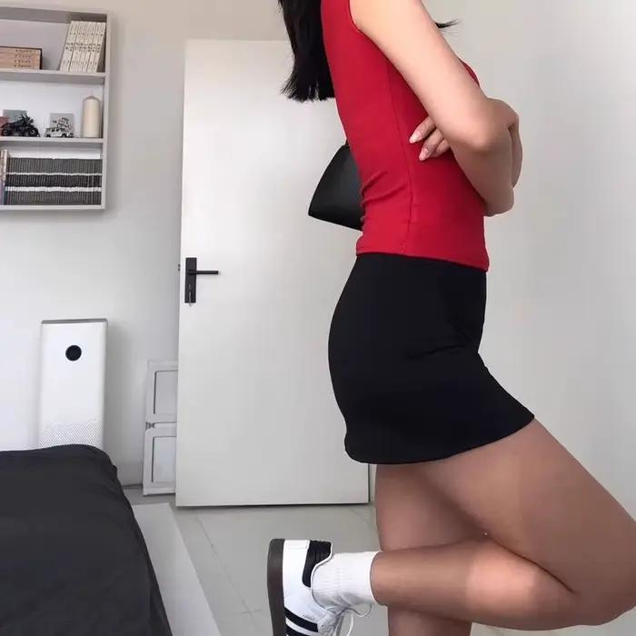 Nouvelle jupe de yoga pour femmes avec doublure