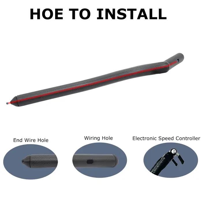 Corde LICYC-Guidon de vélo de route TriDuvet contre la montre, assistance de vélo entièrement en carbone 3K, rallonge de guidon aérodynamique avec clip, 35 °, 55 °
