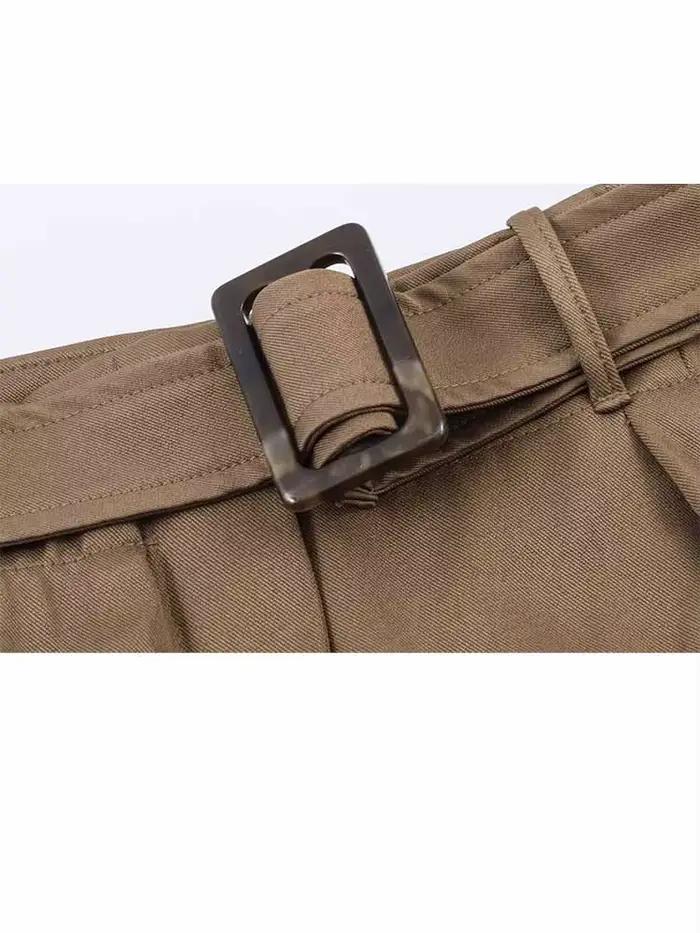 Jupe mi-longue pour femme, mode printemps, polyvalente, avec ceinture, version ballon, couleur unie, décontractée, ample, été