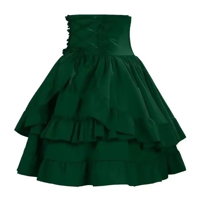 Jupe de style gothique médiéval vintage Y2k pour femmes
