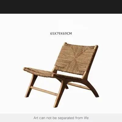 rotin, simple, loisirs, bois massif, dossier, balcon, chez l'habitant, bûche, chez l'habitant, salon, fauteuil inclinable, chaise
