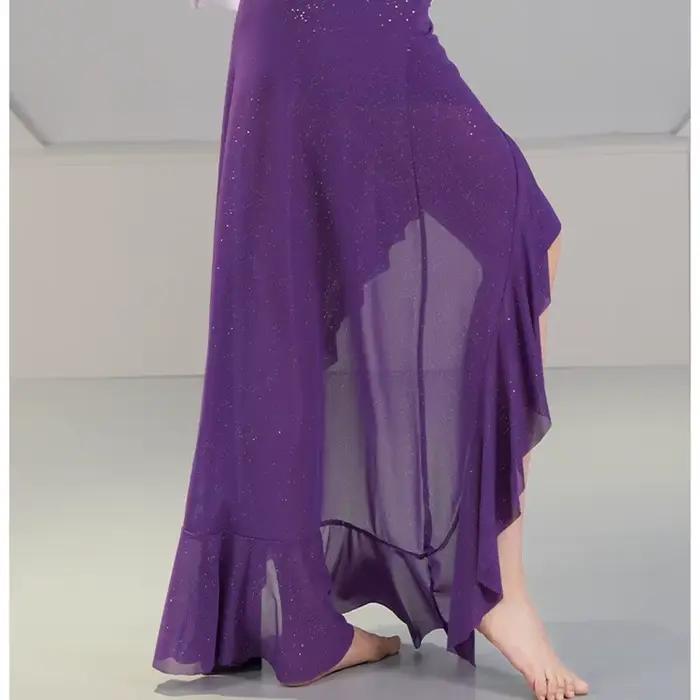 Jupe de danse orientale scintillante pour femme