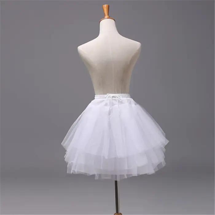 Nouvelle jupe courte vintage à 3 couches en organza bouffant