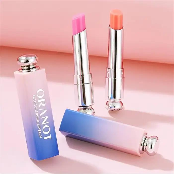 Rouge à lèvres dégradé à changement de couleur – Teinte hydratante et imperméable longue durée, finition brillante, unisexe, vacances