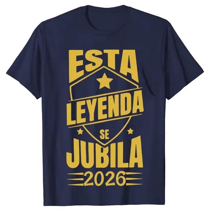 T-shirt Rétro « The Man Be Retired 2026 » – Cadeau pour Papa à la retraite – Vêtements pour Hommes 100% Coton Doux – T-shirts Décontractés Unisexe – Taille EU