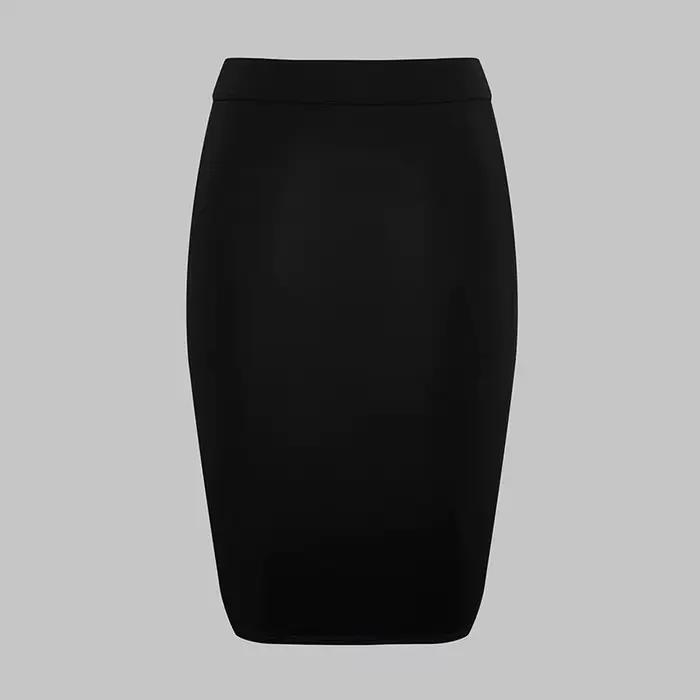 Jupe moulante noire sexy avec fesses apparentes