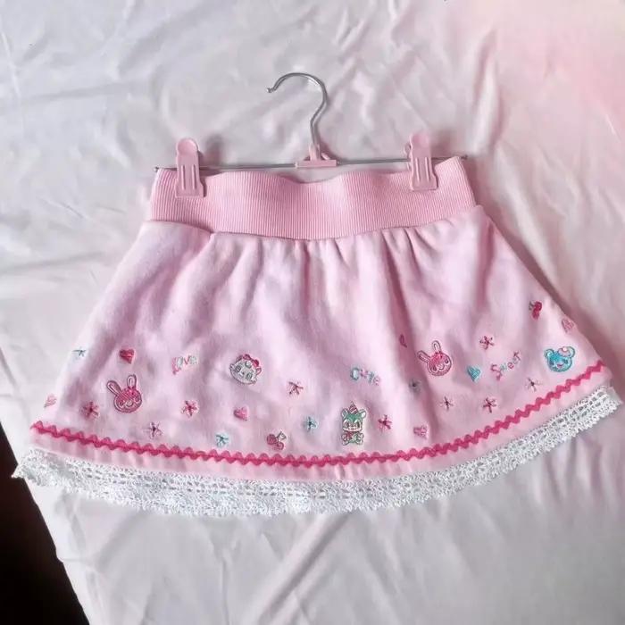 Jupes superposées à volants style Kawaii japonais pour femmes
