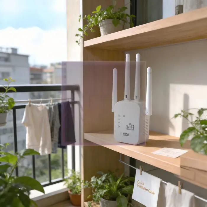 Répéteur WiFi 300 Mbps, amplificateur de signal sans fil 2,4 GHz, extenseur de portée WiFi longue portée 802.11N, routeur amplificateur de signal pour réseau domestique