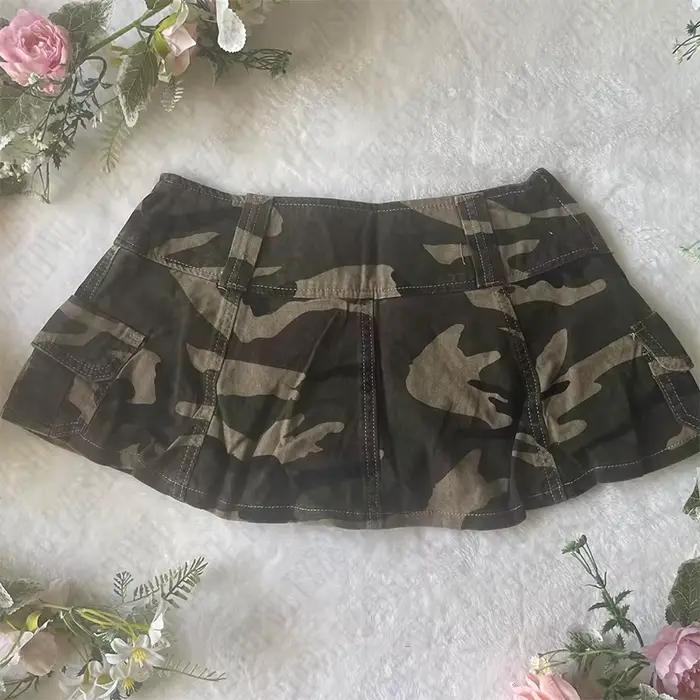 CamSolomon-Jupe avec nœud décoratif pour femme