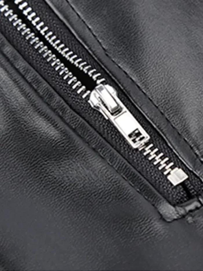 Lautaro printemps automne noir doux Pu cuir jupe plissée femmes taille haute Goth Vintage Style Punk luxe vêtements de créateur 2025