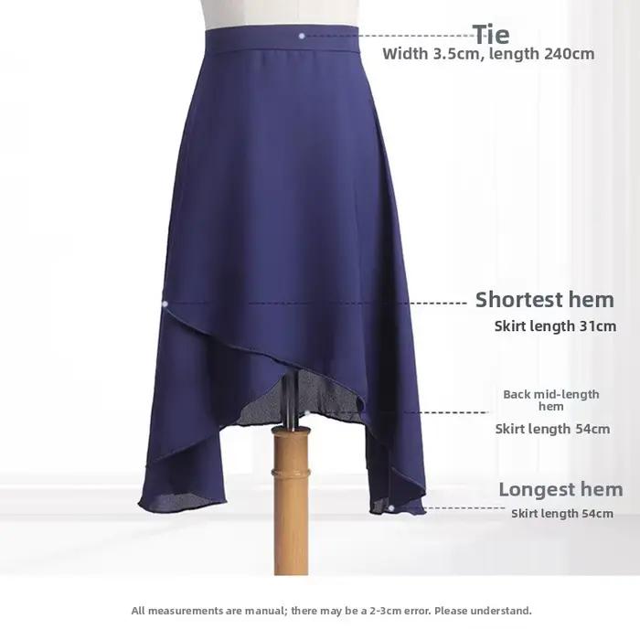 Jupe de danse de ballet pour adulte avec ceinture