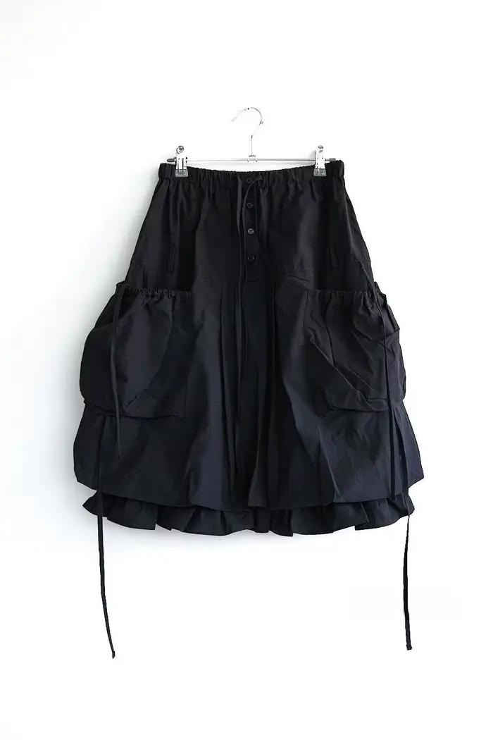 Jupe plissée style safari polyvalente pour femme