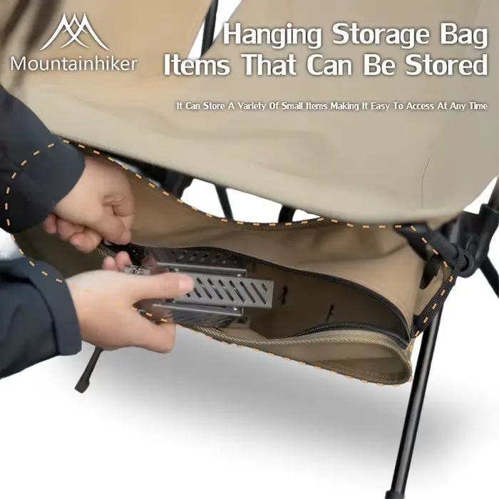 Chaise pliante ultra-légère Moon Chair, portable, pour le camping, les voyages, les pique-niques, la pêche, le jardin, le balcon, la détente, ergonomique, M