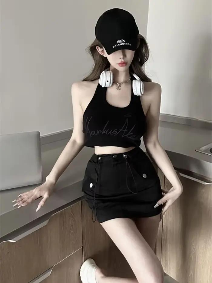 Mini femme jupe Gyaru jupes pour femmes courte Sexy Coquette vêtements ventes Y2k Vintage 2025 tendance Chic et élégant été pas cher