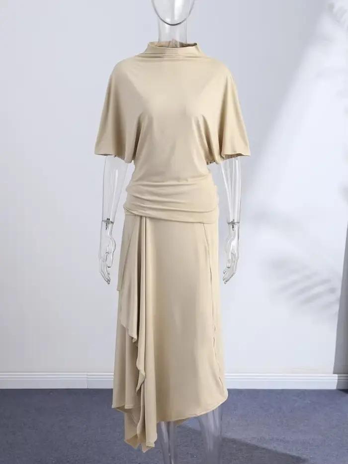 Ensemble élégant haut et jupe pour femme Printemps-Été 2026
