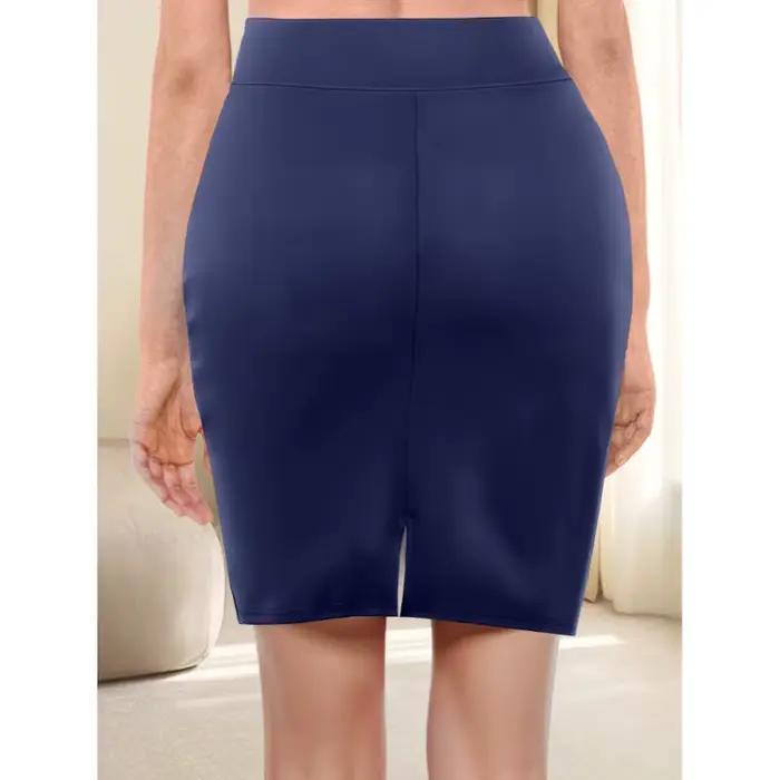 Jupe femme Style lieu de travail haute élasticité paquet