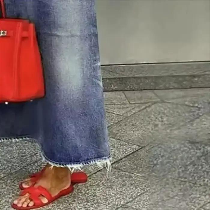 Jupe longue en jean pour femme Krisstargirls – Tendance hiver et printemps
