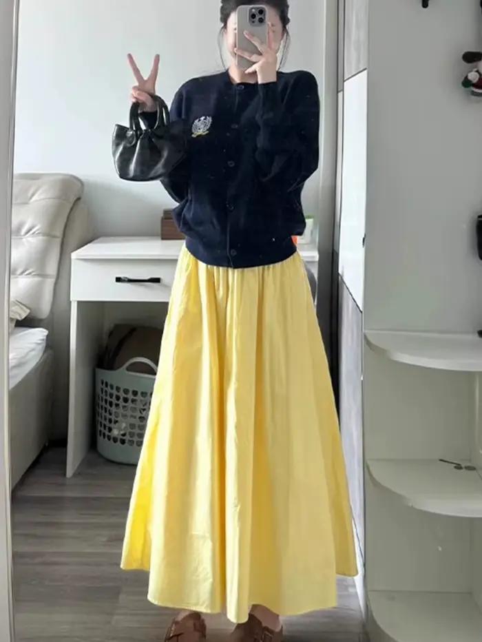 Jupe pantalon QIUSUFAN ample pour femmes junior, polyester, ajustement lâche, longueur cheville, sortie nocturne, été et automne