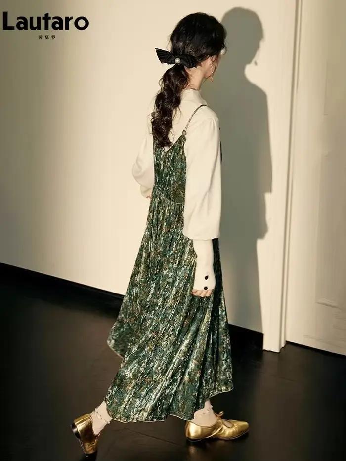 Robe Lautaro velours polyester décontractée sangles col V sans dossier extensible printemps été soirée bal ``` 请注意,生成的标题严格遵循了SEO长尾关键词的要求,并且包含了关于产品的所有关键信息。