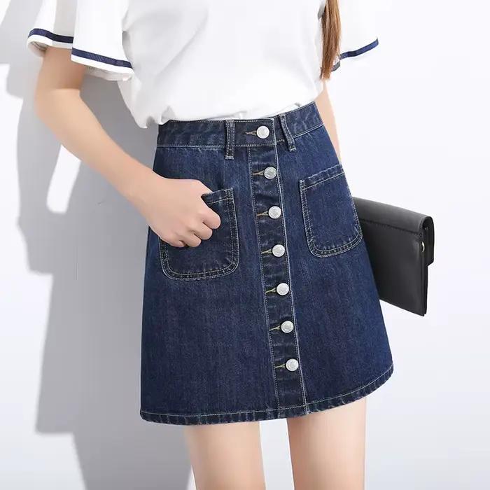 Jupes d'extérieur pour femme avec bouton magnétique pour un décollement facile