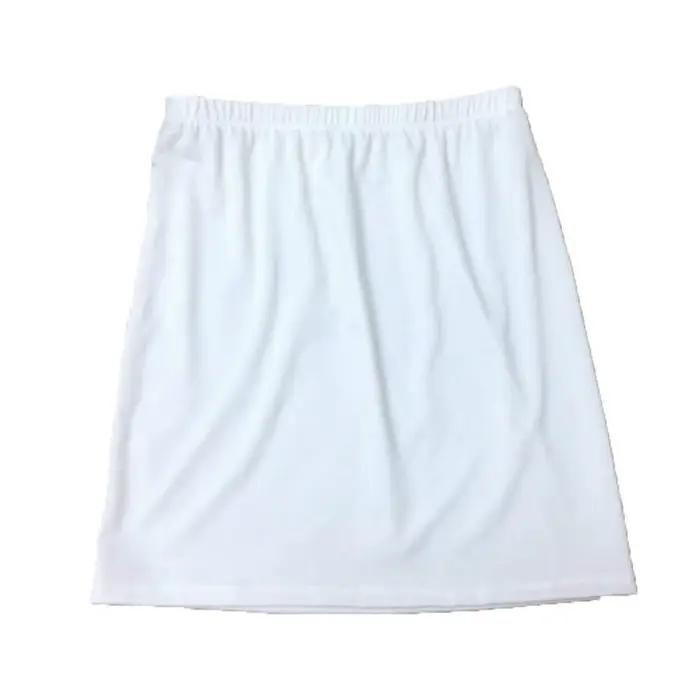 Jupon Court en Satin à Taille artificiel astique pour Femme, Jupe Douce, Demi-Slip, Slim Fit