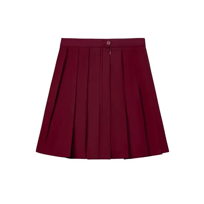 Jupes femmes taille haute hanche basique bureau dame a-ligne élégante Mini jupe mince tout-match décontracté Simple