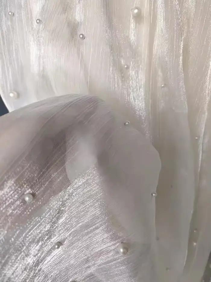 Jupes féeriques mi-longues en maille blanche pour femmes