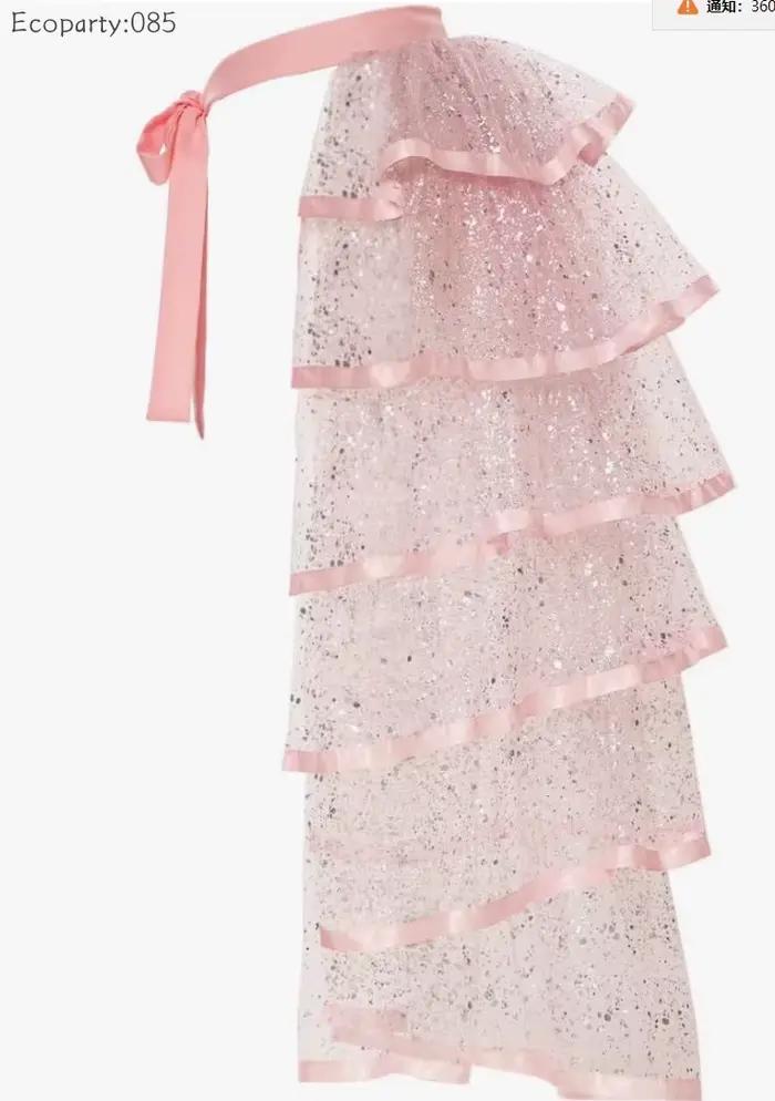 Jupe en tulle gothique sexy style steampunk à nouer