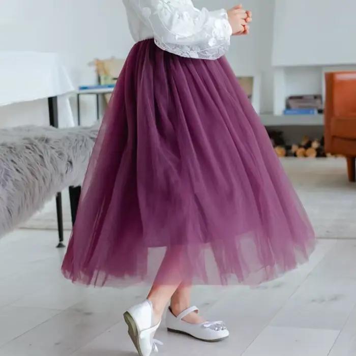 Jupe Tutu en Maille pour Bébé Fille et Adolescente