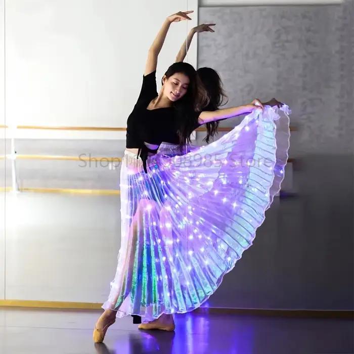 Jupe de danse lumineuse Led colorée Multiple pour adultes
