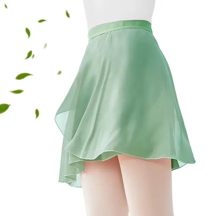 Adulte mousseline de soie Ballet danse Tutu jupe femmes filles gymnastique