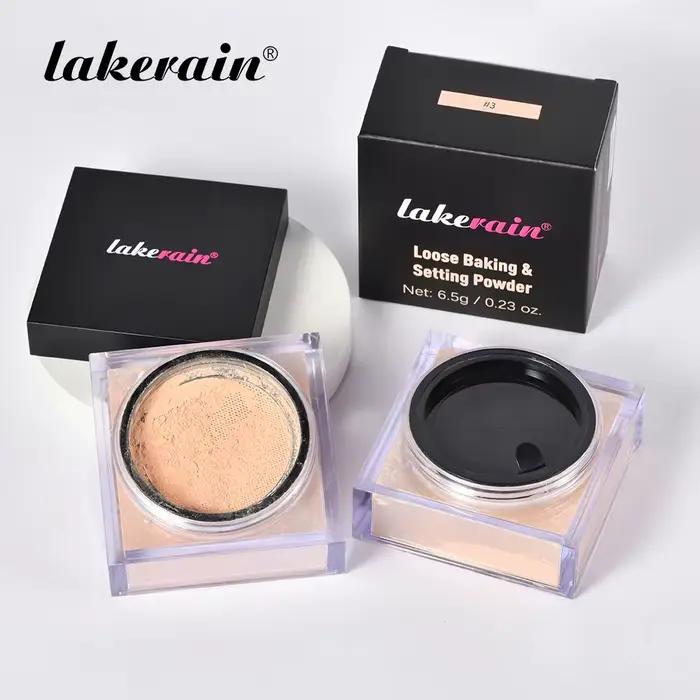 Adt Baking and Setting Powder Maquillage, Longue durée, Contrôle de l'huile, Visage naturel, Imperméable, Éclaircissant, Cosmétiques, 256