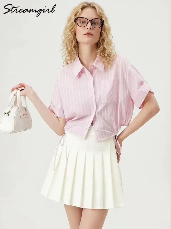 Mini-jupes plissées pour femmes avec short intégré