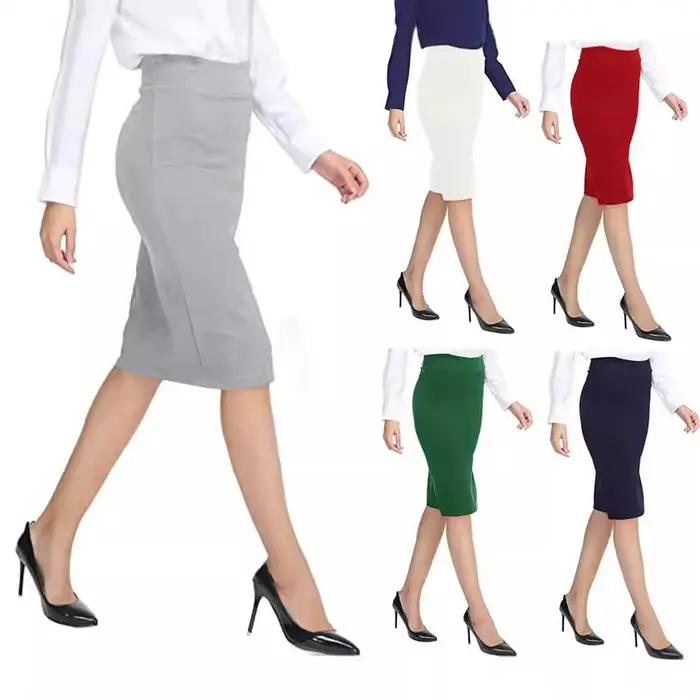 Nouvelle jupe moulante taille haute 2026 pour femme