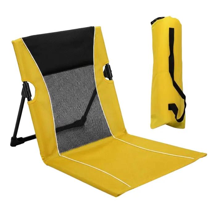 Chaises de plage pliables, chaises longues de piscine, chaises pliantes de camping en plein air, chaises de jardin avec tapis de sol, sièges pliants avec sac de transport