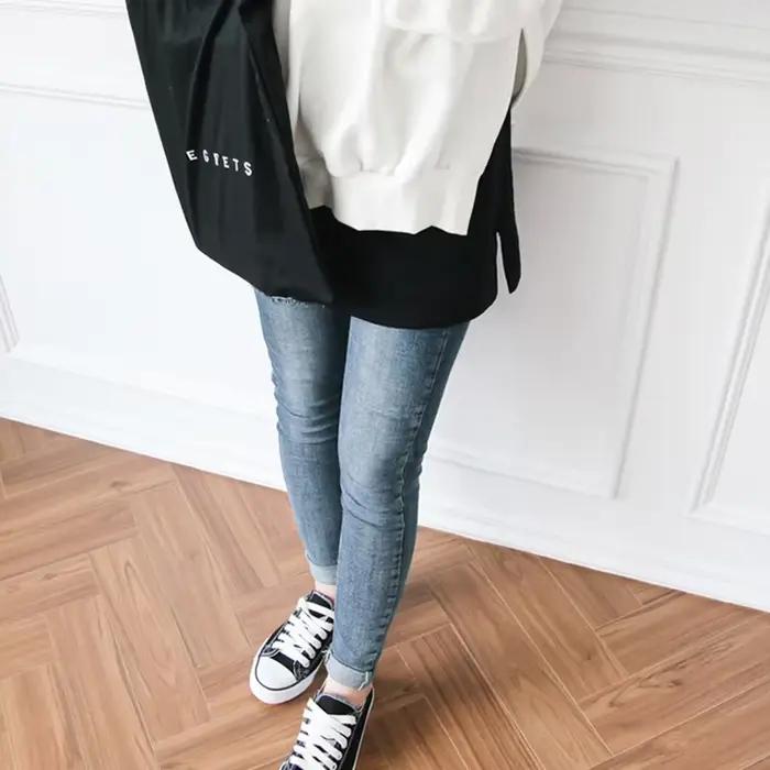 Jupe taille haute réglable superposition faux haut bas balayage ensemble