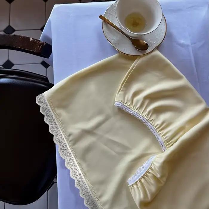 Jupes droites mi-longues en Satin de soie pour femmes