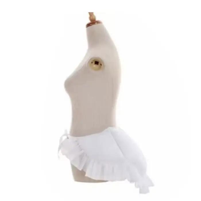 Jupon victorien blanc confortable élégant pour femmes, sans coutures, pour événements et mariages, avec volants, pour une apparence lisse et sans lignes disgracieuses