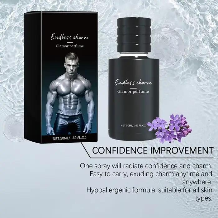 Parfum aux phéromones pour homme, longue tenue, 50 ml, rehausse le charme masculin, idéal pour les rendez-vous, Cologne pour homme