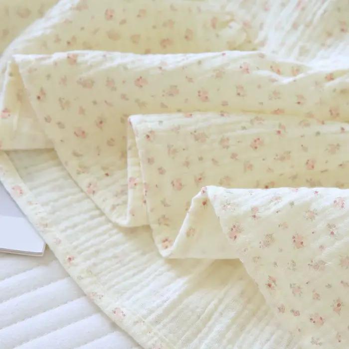 Chemise de nuit en coton fin à imprimé floral pour femme, pyjama d'été doux et mignon à manches courtes, coupe ample, robe de maison