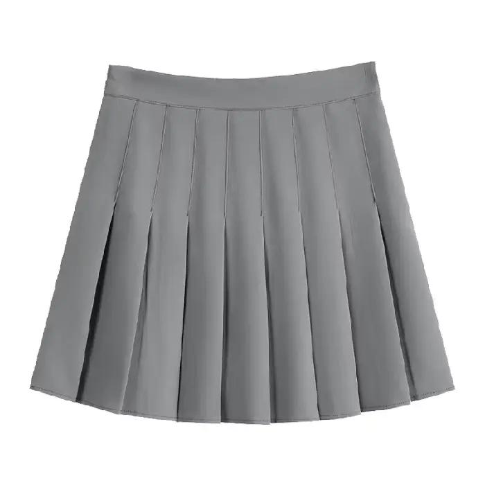 Jupe d'été Y2K Kpop pour femmes plissée, mini, au-dessus du genou, polyester, junior, style européen, printemps/été, parti, halloween