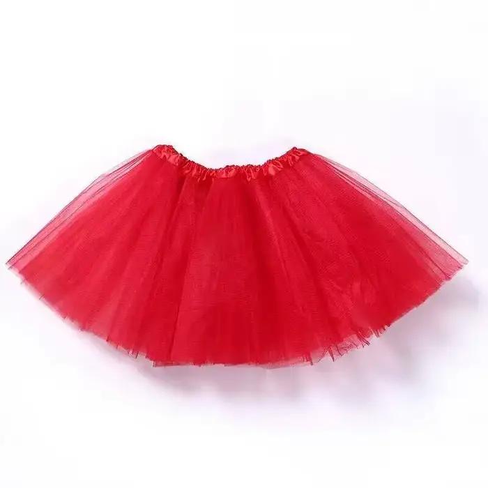 Jupe Tutu en Tulle pour Femmes et Filles, Jupe de Danse Classique, Mini-Jupe Courte, Jupon Vintage, Jupon de Ballet en Maille Superposée Occasions Spéciales